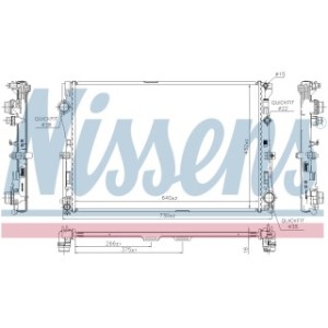 Engine Cooling Heat Exchanger - Nissens 627029