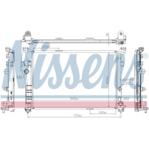 Engine Cooling Heat Exchanger - Nissens 627044