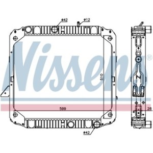 Engine Cooling Heat Exchanger - Nissens 62747