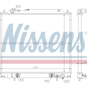 Engine Cooling Heat Exchanger - Nissens 62855