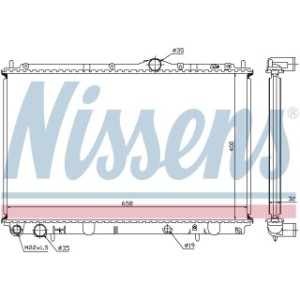 Engine Cooling Heat Exchanger - Nissens 62858A