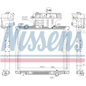 Engine Cooling Heat Exchanger - Nissens 628756