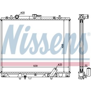 Engine Cooling Heat Exchanger - Nissens 62895A