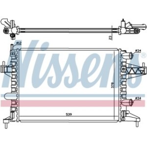 Engine Cooling Heat Exchanger - Nissens 63007