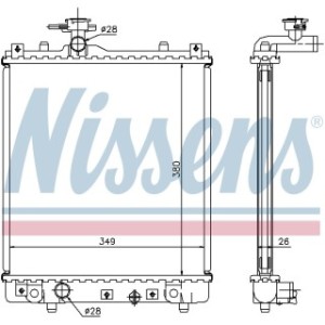 Engine Cooling Heat Exchanger - Nissens 63014A