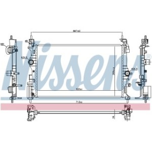 Engine Cooling Heat Exchanger - Nissens 630786