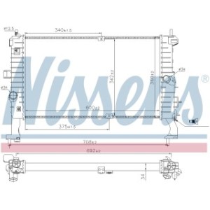 Engine Cooling Heat Exchanger - Nissens 63092