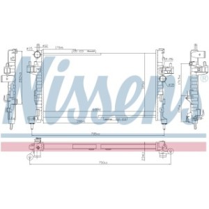 Engine Cooling Heat Exchanger - Nissens 63094