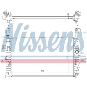 Engine Cooling Heat Exchanger - Nissens 63096