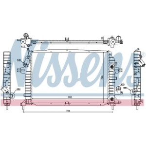 Engine Cooling Heat Exchanger - Nissens 63115A