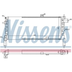 Engine Cooling Heat Exchanger - Nissens 63287