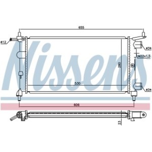 Engine Cooling Heat Exchanger - Nissens 63290
