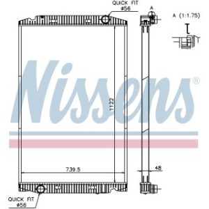 Engine Cooling Heat Exchanger - Nissens 63329A