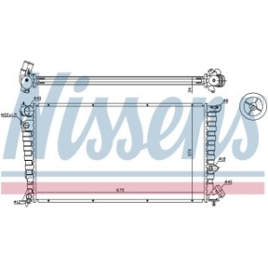 Engine Cooling Heat Exchanger - Nissens 63508