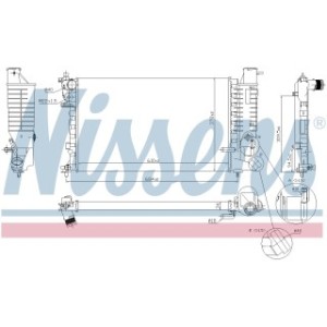 Engine Cooling Heat Exchanger - Nissens 63578A