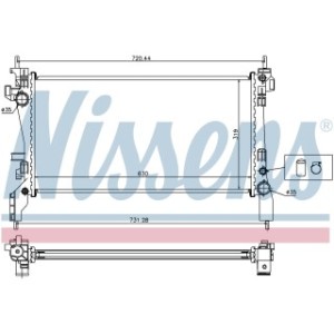Engine Cooling Heat Exchanger - Nissens 636004