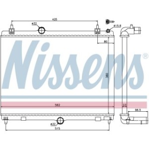 Engine Cooling Heat Exchanger - Nissens 636009