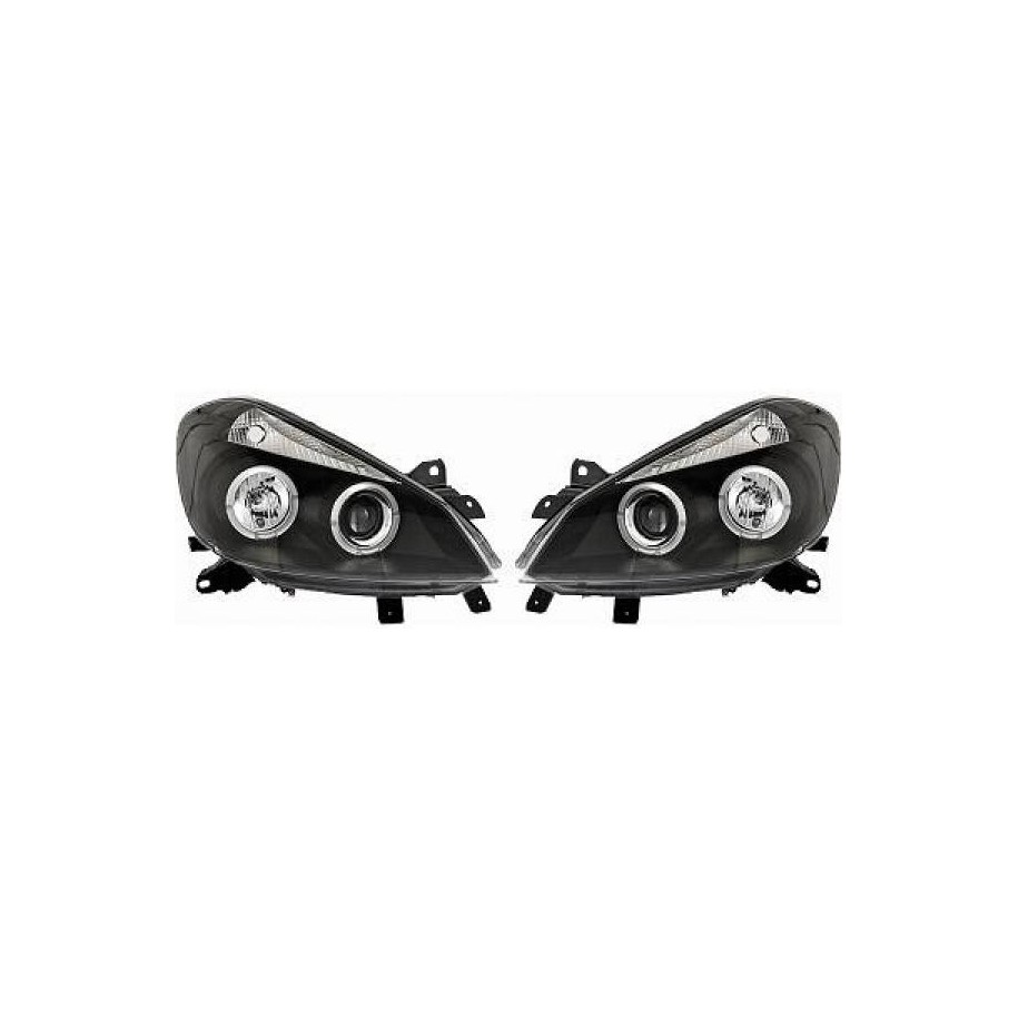 Headlight Set 4414980 for RENAULT CLIO