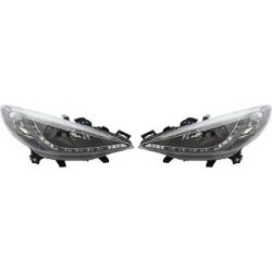 Headlight Set 4226686 for PEUGEOT 207