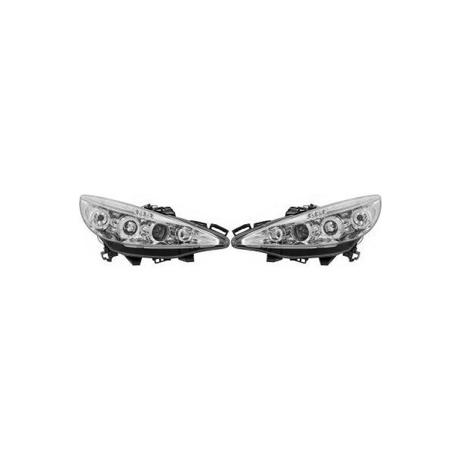 Headlight Set 4226280 for PEUGEOT 207
