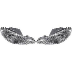 Headlight Set 4225181 for PEUGEOT 206