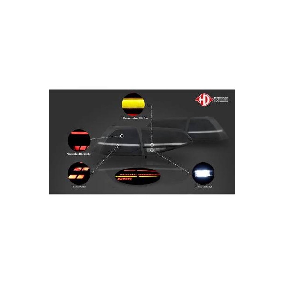 Tail Light Assembly Set 2216496 for VW GOLF