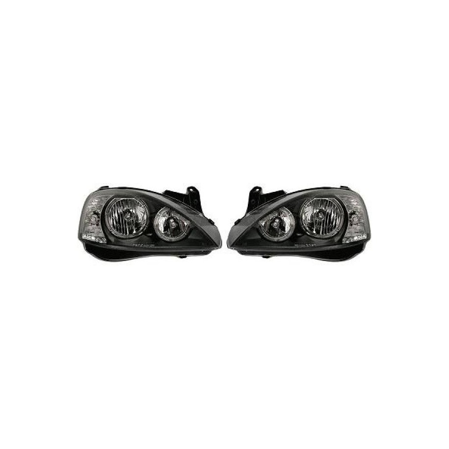 Headlight Set 1813780 for VAUXHALL CORSA