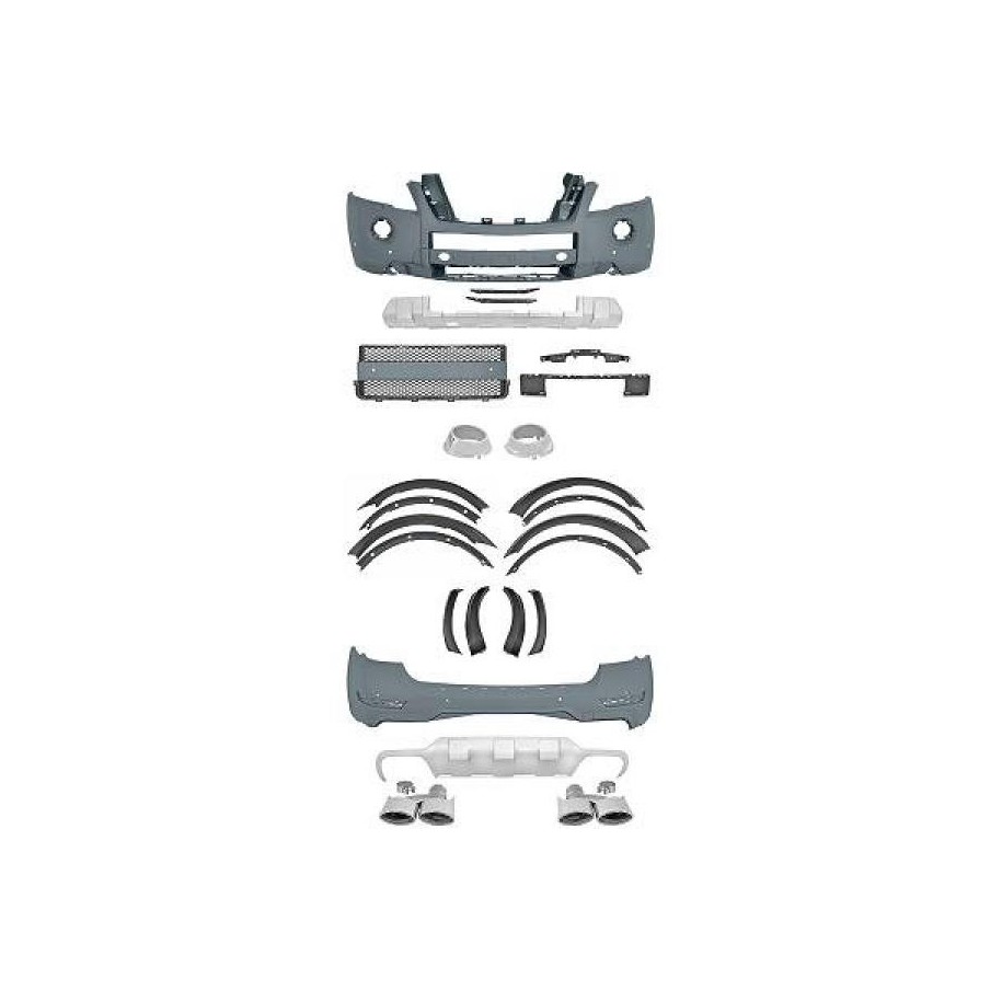 Bumper 1691550 for MERCEDES M-CLASS