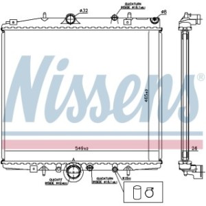 Engine Cooling Heat Exchanger - Nissens 63695A