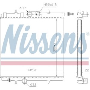 Engine Cooling Heat Exchanger - Nissens 63708A