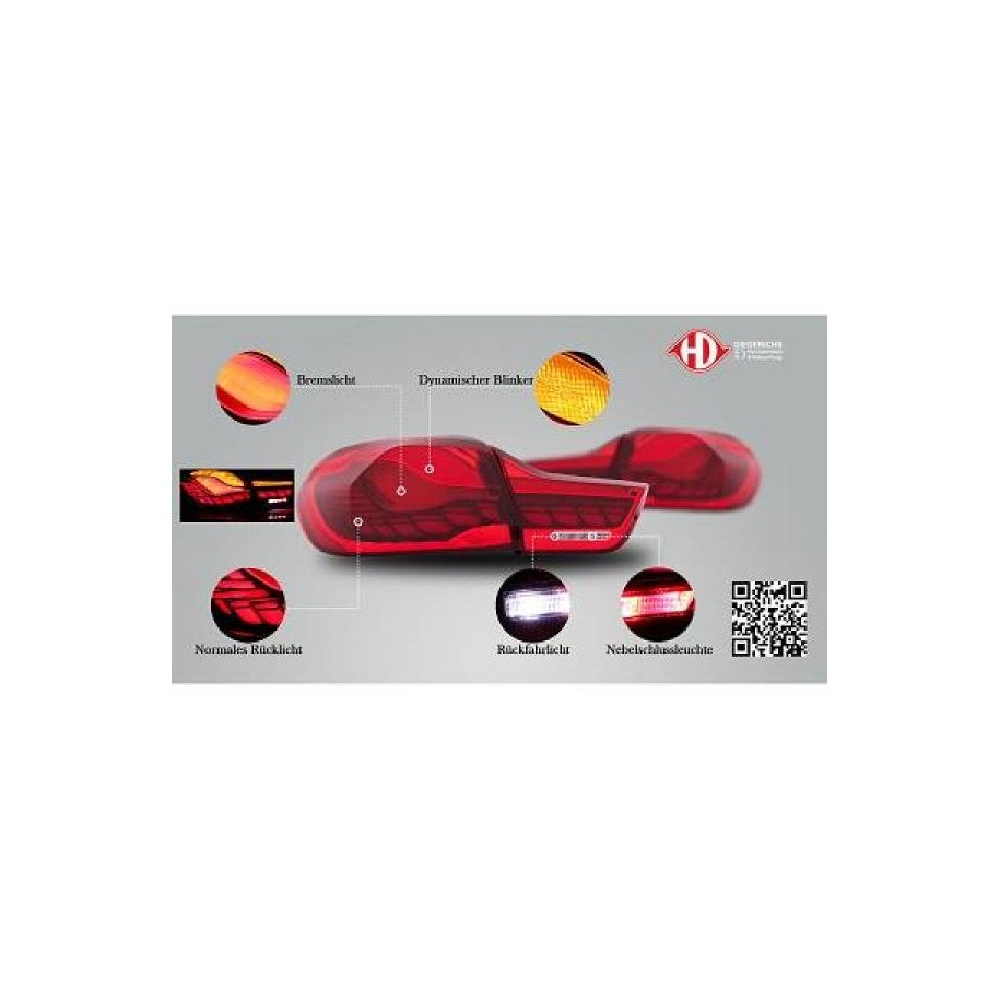 Tail Light Assembly Set 1245890 for BMW 4