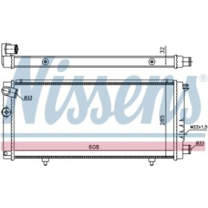 Engine Cooling Heat Exchanger - Nissens 63729A