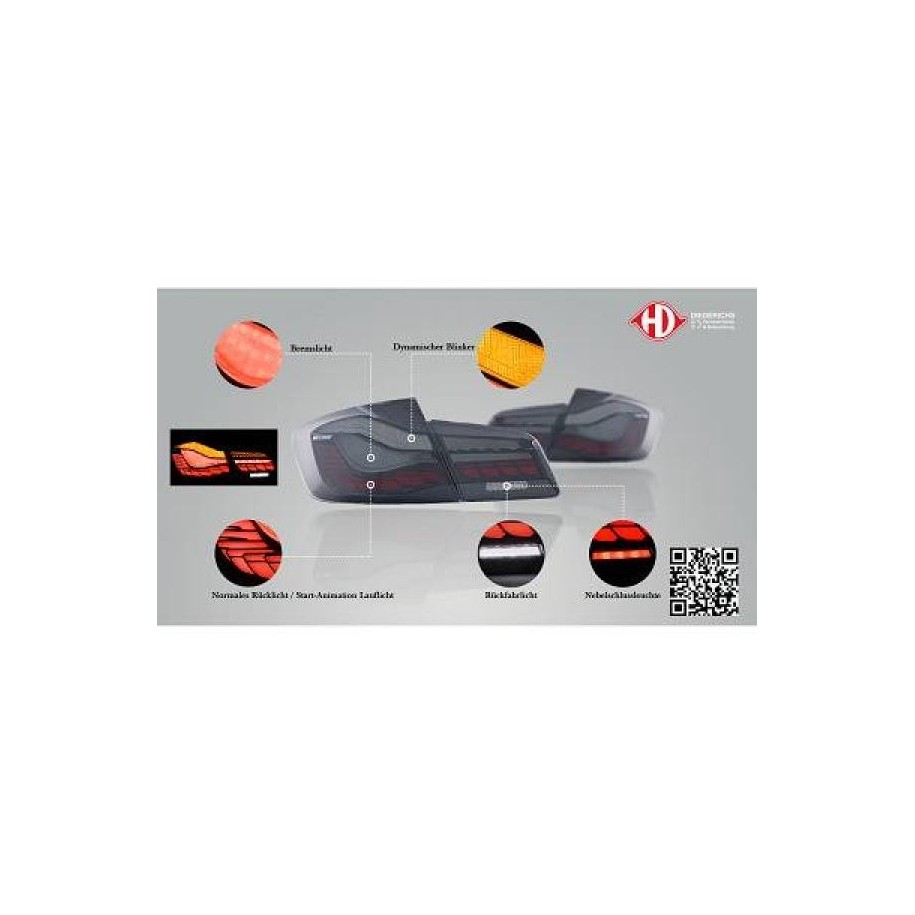Tail Light Assembly Set 1225397 for BMW 5