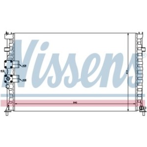 Engine Cooling Heat Exchanger - Nissens 63735