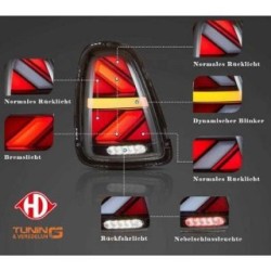 Tail Light Assembly Set 1206299 for MINI MINI