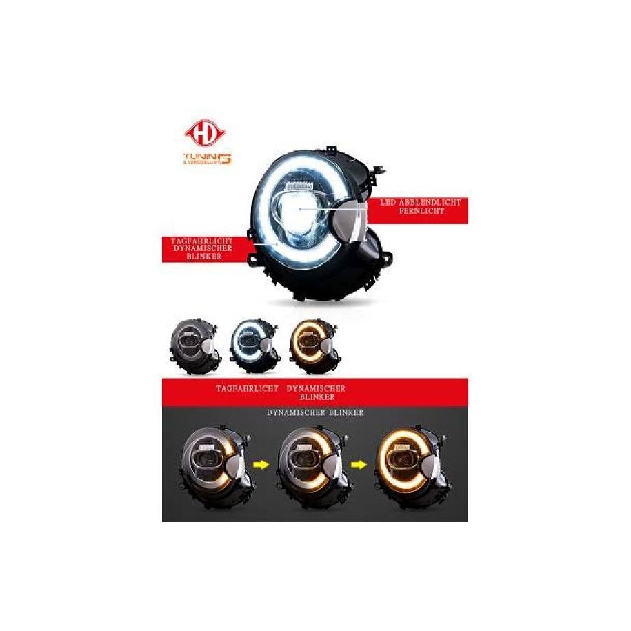Headlight Set 1206286 for MINI MINI