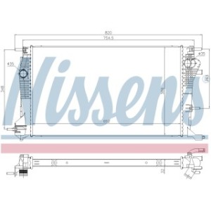 Engine Cooling Heat Exchanger - Nissens 637617