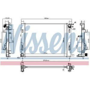 Engine Cooling Heat Exchanger - Nissens 637627