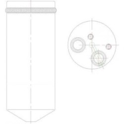 Dryer (Receiver Drier) DCT1275 for DAEWOO LANOS OE 96190606