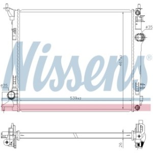 Engine Cooling Heat Exchanger - Nissens 637664