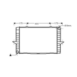 Radiator DCM3515 for VOLVO OE 36000000