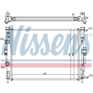 Engine Cooling Heat Exchanger - Nissens 63769