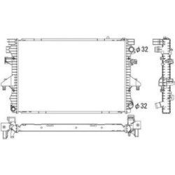 Radiator DCM3450 for VW MULTIVAN