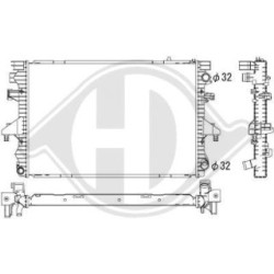 Radiator DCM3450 for VW MULTIVAN