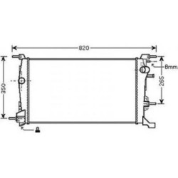 Radiator DCM2947 for RENAULT GRAND