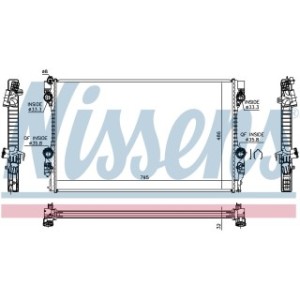 Engine Cooling Heat Exchanger - Nissens 63779