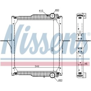 Engine Cooling Heat Exchanger - Nissens 63783