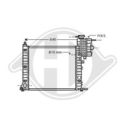 Radiator DCM2380 for MERCEDES V-CLASS