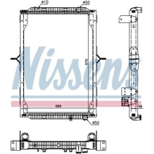 Engine Cooling Heat Exchanger - Nissens 63786