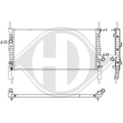 Radiator DCM2092 for FORD TRANSIT OE 1373156